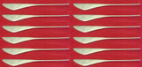 Vision by International Sterling Silver Butter Spreader FHAS Set of 12pcs 6 3/4"