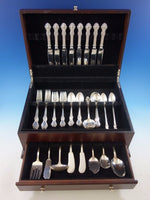 Princess Elizabeth by National Sterling Silver Flatware Set 8 Service 62 Pieces