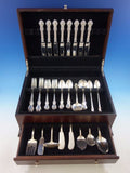 Princess Elizabeth by National Sterling Silver Flatware Set 8 Service 62 Pieces