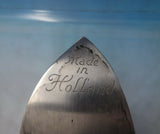 Dutch .830 Silver Ashtray Wooden Shoe Form Pastoral Scenes Cow Sheep (#6074)