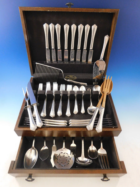 Rosemary by Easterling Sterling Silver Flatware Set for 8 Service 63 pieces