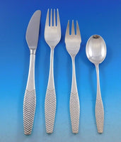 Elegance by O. Mogensen Danish Sterling Silver Flatware Set Modern 20 pieces