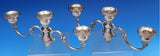 Chantilly by Gorham Sterling Silver Pair Candelabra Tops 3-Light (#8409)