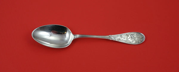 Japanese by Tiffany and Co Sterling Silver Pap Spoon wider bowl teaspoon 6 1/8"