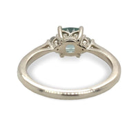 14k Gold No Heat 1.02ct Genuine Natural Montana Sapphire Diamond Ring (#J7115)