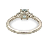 14k Gold No Heat 1.02ct Genuine Natural Montana Sapphire Diamond Ring (#J7115)