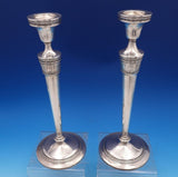 Wedgwood by International Sterling Silver Candlestick Pair #N23 12" (#8275)