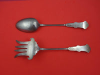 Alhambra by Whiting Sterling Silver Salad Serving Set 2pc brite-cut 11"