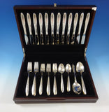 Celeste Gorham Sterling Silver Flatware Set 12 Service 60 pcs Mid Century Modern