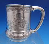 Saint Cloud by Gorham Sterling Silver Baby Cup GW Bright-Cut 4" x 4 1/2" (#8156)