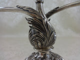 Chrysanthemum by Tiffany and Co Sterling Silver Candelabra Pair 3-Light (#0140)