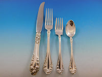 Normandie by Northumbria Canada Sterling Silver Flatware Set Service 59 pieces