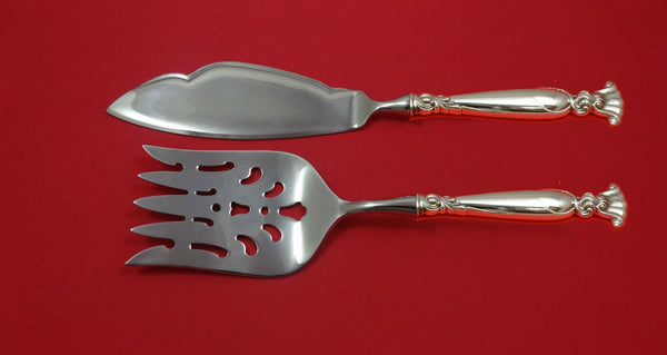 Romance of the Sea Wallace Sterling Silver Fish Serving Set 2 Piece Custom Made