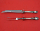 Brocade by International Sterling Silver Steak Carving Set 2pc HH WS Serving