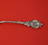 Harlequin by Reed and Barton Sterling Silver Chocolate Spoon w/ Wild Rose 4 1/2"