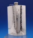 Van Dyke by International Sterling Silver Flask 3/4 Pint 7 1/2" x 4 1/2" (#8290)