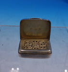 Matthew Lindwood English Georgian Sterling Silver Vinaigrette GW Interior #4078