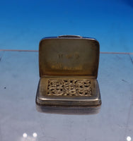 Matthew Lindwood English Georgian Sterling Silver Vinaigrette GW Interior #4078