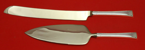 Serenity by International Sterling Silver Wedding Cake Set Server 2pc Custom