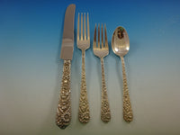 Radiant Rose by International Sterling Silver Flatware Service 12 Set 52 Pieces