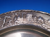 Repousse by Kirk & Son Inc 925/1000 Silver Architectural Plate 2703 12.5" #8383