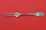 Japanese by Tiffany and Co Sterling Silver Fruit Fork rare pierced  5 3/8"
