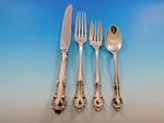 English Gadroon by Gorham Sterling Silver Flatware Set for 8 Service 32 Pieces