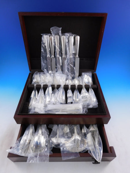Old Italian by Buccellati Italy Sterling Silver Flatware 6 Set 63 pc Dinner New