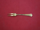 Town Hall by David Andersen Sterling Strawberry Fork w/ blue enamel 4 1/8"