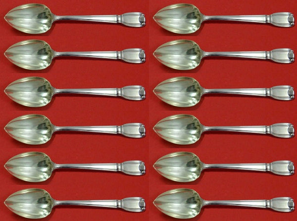 Castilian by Tiffany Sterling Silver Grapefruit Spoon Custom Set 12 pc Fluted