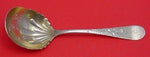 Gladys by Towle Sterling Silver Preserve Spoon Gold Washed Fluted Brite-Cut 7"