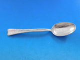 Lap Over Edge Acid Etched by Tiffany Sterling Silver Teaspoon Lily Flower 6"