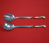 Waltz of Spring by Wallace Sterling Silver Salad Serving Set Modern Custom Made
