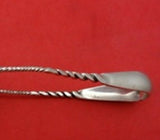 Square Twist #5 by Whiting Sterling Silver Sardine Tong 5 1/4" Serving