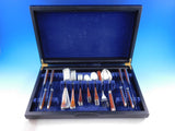 Talisman Sienna Brown by Christofle Silverplate Flatware Service Set 41 pieces