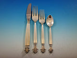 Acanthus by Georg Jensen Sterling Silver Flatware Set for 8 Service 33 Pcs