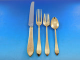 Faneuil Gold by Tifffany Sterling Silver Flatware Set Service Vermeil 133 pc Din