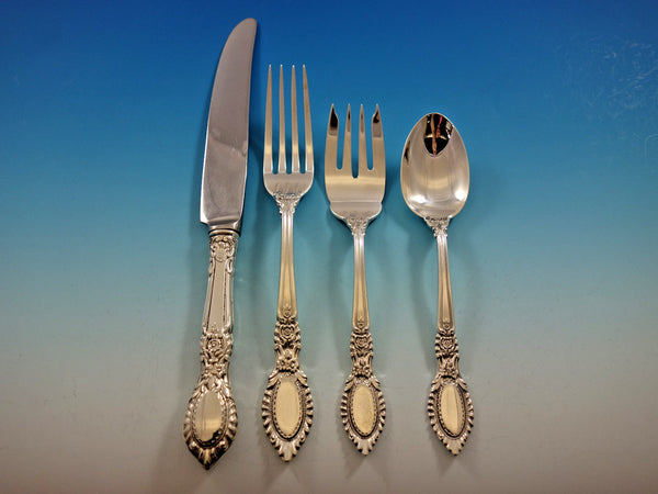 Guildhall by Reed and Barton Sterling Silver Flatware Set 8 Service 35 pieces
