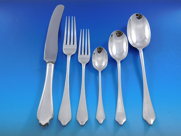 Dog Nose by Crichton English Sterling Silver Flatware Set Dinner 60 pieces