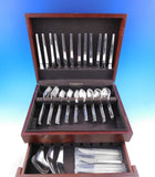 Linje by Hans Hansen Danish Sterling Silver Flatware Set 12 Service 75 pc Modern