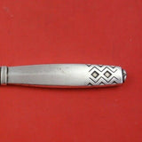 Mayan by Georg Jensen Sterling Silver Master Butter HH All Sterling 7" Heirloom