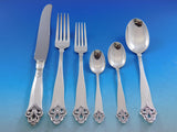 Lillemor by Marthinsen 830S Silver Flatware Service for 12 Dinner Set 74 pieces