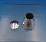 Bead by Unknown Peruvian Sterling Silver Salt Pepper Shaker Set #8206 (#7267)