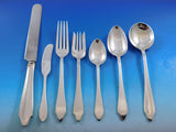 Clinton by Tiffany and Co Sterling Silver Flatware Set 12 Service 86 pcs Dinner