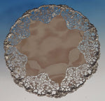 Chased & Pierced Vine by Ehp & Co. English Sterling Silver Cake Plate (#0878)