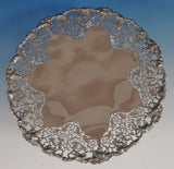 Chased & Pierced Vine by Ehp & Co. English Sterling Silver Cake Plate (#0878)