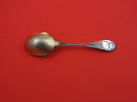 Narcissus By Lunt Sterling Silver Sugar Spoon gold wash 5 3/4"