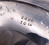 Dominick and Haff Sterling Silver Compote Engraved Flowers 1910 #2896 (#6932)