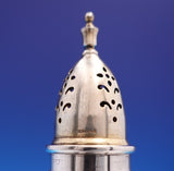 Rose Point by Wallace Sterling Silver Salt Pepper Shaker Set #4640-9 (#8926)