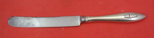 Buckingham Narrow by Shreve Sterling Silver Dinner Knife Blunt "A"  9 7/8"